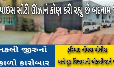 ઊંઝામાં નકલી જીરું બનાવવાનો ધીકતો ધંધો : પોલીસે રેડ કરી ઝડપ્યો કાળો કારોબાર