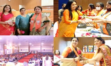 સુરત : ભાજપ મહિલા મોરચા દ્વારા કોરોના વોરિયર્સ બહેનોનો સન્માન કાર્યક્રમ યોજાયો