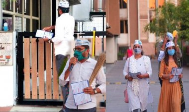 ગાંધીનગર : AAP ના ડોર ટુ ડોર પ્રચારને જોઈ ભાજપ-કોંગ્રેસ અંજાઈ ગયું ! પ્રદેશ અધ્યક્ષ ગોપાલ ઇટાલિયાની આ તસ્વીરે ભાજપની ચિંતા વધારી !