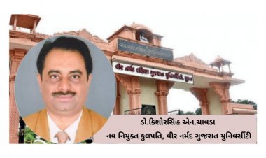 Breaking : VNSGU ના નવા કુલપતિ તરીકે ડો.કિશોરસિંહ એન.ચાવડાની નિયુક્તિ કરાઈ, જાણો વધુ