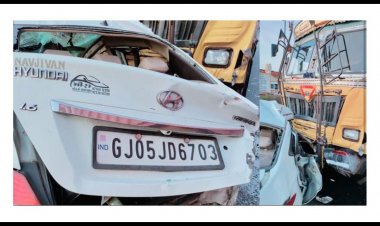 વતનની વ્હારે ગયેલ ત્રણ કોરોના વોરિયર્સના વડોદરા નજીક માર્ગ અકસ્માતમાં  થયેલ નિધનથી ભારે શોક : સહાય આપવા ઉઠી માંગ