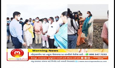 સુરત : ટૌટે વાવાઝોડાને લઈ તંત્ર એલર્ટ, SMC કમિશ્નર, MLA ઝંખના પટેલ સહિતના આગેવાનોએ દરિયાઈ પટ્ટીના ગામોની મુલાકાત લીધી