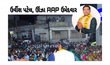 ઊંઝા : AAP ના ઉમેદવાર ઉર્વીશ પટેલે ચૂંટણી પ્રચારની પદ્ધતિ બદલી, હકીકત જાણી ભાજપ-કોંગ્રેસને લાગશે ઝટકો