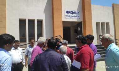 ઊંઝા સીટી સર્વે કચેરી મુદ્દે બેઠકમાં ધારાસભ્ય આવ્યા પણ પ્રાંત અધિકારી ના ફરક્યા : મીડિયાની હાજરીથી કોણ ચોકી ગયું ?