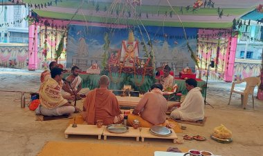 ઊંઝા : શ્રી સ્વામિનારાયણ મંદિર મા 11,111 બીજમંત્રના હોમાત્મક અનુષ્ઠાનનુ ભવ્ય આયોજન 