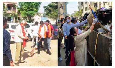 ગુજરાત ભાજપનું સ્વચ્છતા અભિયાન : ક્યાંક સ્વચ્છતા તો ક્યાંક માત્ર ફોટો સેશન !