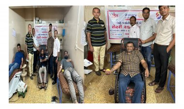 ઊંઝા : રોટરી ક્લબ દ્વારા રક્તદાન કેમ્પ યોજાયો : 25 બોટલ રક્ત એકત્ર કરાયુ
