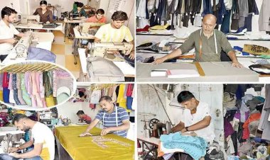 તૈયાર કપડાંનું વધેલું ચલણ દરજીકામ પર પડયું `ભારી'