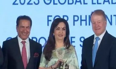 નીતા અંબાણીને ગ્લોબલ લીડરશિપ એવોર્ડ, મહિલા શિક્ષણ-સશક્તિકરણ પર કરી આ મોટી વાત