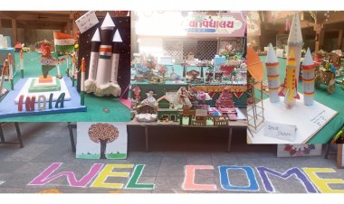 સુરત : નીલકંઠ કન્યા વિદ્યાલયમાં વેસ્ટ માંથી બેસ્ટ કૃતિઓનું યોજાયું પ્રદર્શન