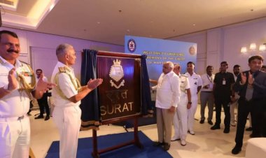 યુદ્ધજહાજ 'સુરત' : સમગ્ર રાજ્ય માટે ગર્વની ક્ષણ, પ્રથમવાર કોઈ યુદ્ધજહાજને ગુજરાતના શહેરનું અપાયું નામ