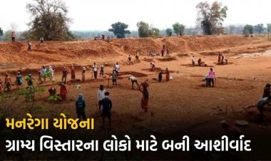મનરેગા યોજના ગ્રામીણ સમાજ માટે આશીર્વાદરૂપ