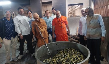 ઊંઝા શ્રી સ્વામિનારાયણ મંદિરમાં ભવ્યાતી ભવ્ય શાકોત્સવ ઉજવાયો 