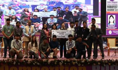 ભારતના સૌથી મોટા રોબોફેસ્ટ-ગુજરાત 3.0 ની ગ્રાન્ડ ફિનાલે અમદાવાદમાં સાયન્સ સિટી ખાતે યોજાઈ