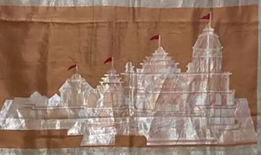 રામમંદિર થીમ આધારિત બનારસી સાડીઓની દેશ વિદેશમાં વધી માંગ