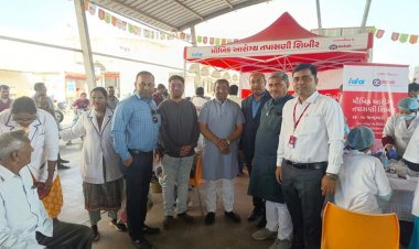 ઊંઝા : APMC ના સહયોગથી આરોગ્ય કેમ્પ યોજાયો : 24 થી 29 જાન્યુઆરી સુધી ફ્રી ચેકઅપ કેમ્પ