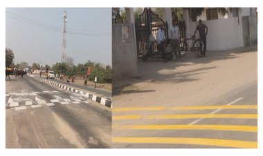 ઊંઝા : ઐઠોર ગામે જાગૃત નાગરિકની રજૂઆત રંગ લાવી, આખરે સ્પીડ બ્રેકર મૂકાયા