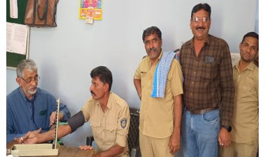 સિદ્ધપુર : એસ.ટી.ડેપો ના કર્મચારીઓ માટે ફ્રી મેડિકલ નિદાન કેમ્પ યોજાયો