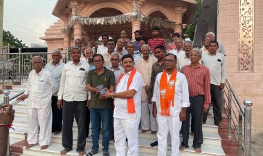 ઊંઝા : સાંસદ હરિભાઈ પટેલની ' ભાજપ સદસ્યતા અભિયાન 'અંતર્ગત ' જગન્નાથપુરા ગામે ચાય પે ચર્ચા