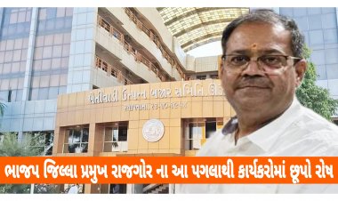 ઊંઝા : રાજગોર રઘવાયા બન્યા : APMC ચુંટણી મુદ્દે પાયાના કાર્યકરોને દબાવવાનો નિંદનીય પ્રયાસ !