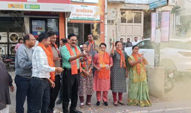 ઊંઝા : વિજયોત્સવ ની ઉજવણીમાં કાર્યકરોની પાંખી હાજરી : નારાજગી કે ઉદાસીનતા ?