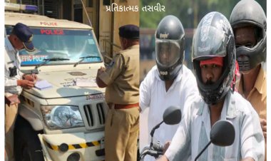 લ્યો બોલો ! કાર ચાલકને હેલ્મેટ ના નામે 500 નો દંડ ફટકાર્યો : સુરત માં હેલ્મેટ પેટે ₹ 1.18 કરોડ ખંખેર્યા