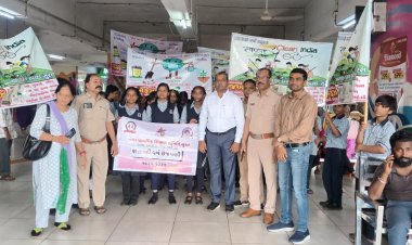 સુરત ગ્રામ્ય ડેપોમાં સ્વચ્છતા પખવાડિયું : વિદ્યાર્થીઓ અને સ્ટાફે સ્વચ્છતા રેલી યોજી આપ્યો સંદેશ