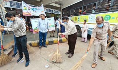 સુરત એસ.ટી.વિભાગે " સ્વચ્છતા હિ સેવા " ને સાર્થક કરી