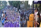 સુરત : કતારગામમાં વિકાસ સપ્તાહ અંતર્ગત મેરેથોન દોડ નું આયોજન : મેયરે વિદ્યાર્થીઓને પ્રસ્થાન કરાવ્યું